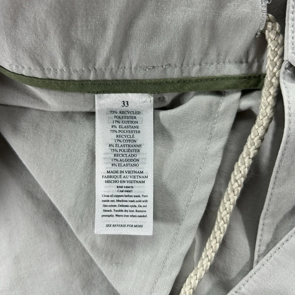 Faherty All Day Shorts Mens 33 Khaki Stone 9